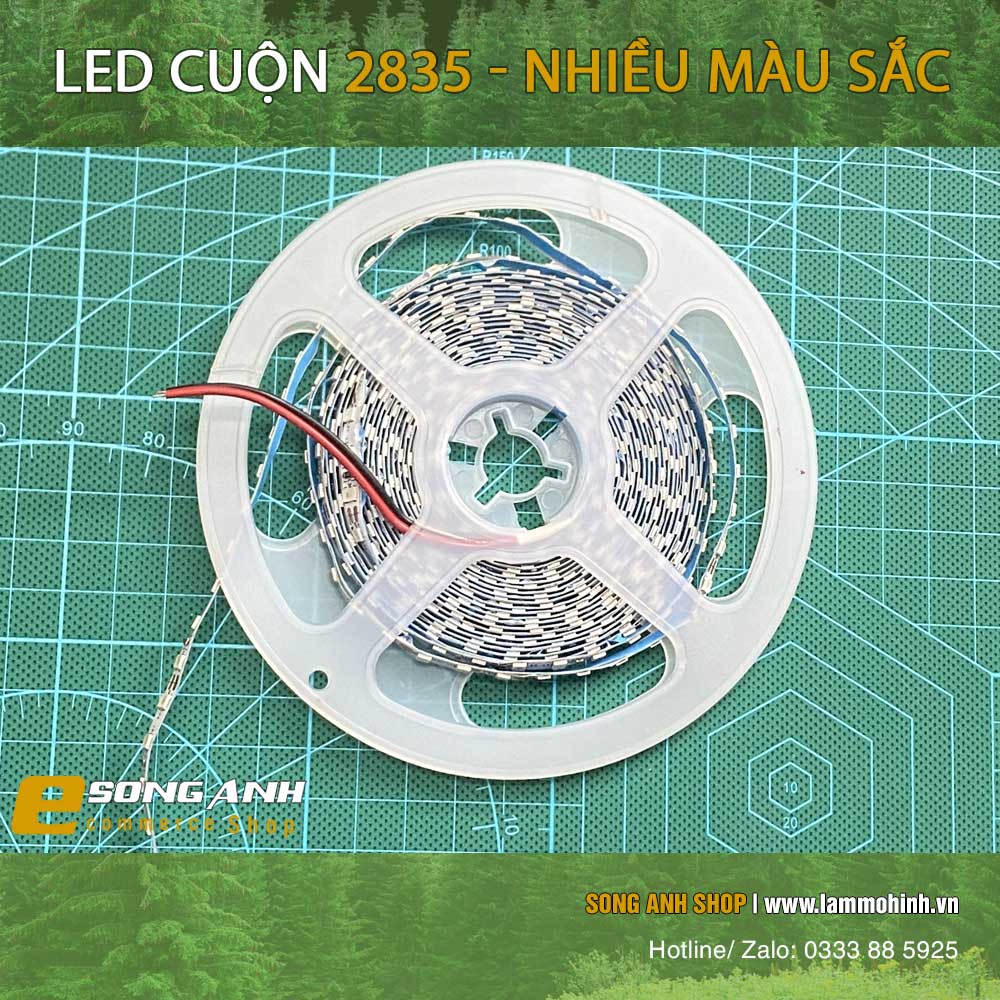 Dải đèn LED cuộn 12V dán mềm