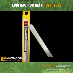 Lưỡi dao rọc giấy Deli 2012 - Ảnh 4