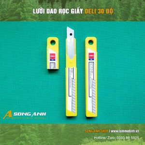 Lưỡi dao rọc giấy Deli 2012 - Ảnh 6