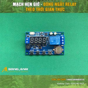 Mạch hẹn giờ đóng ngắt relay theo thời gian thực