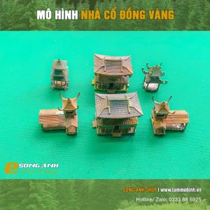 Mô hình nhà cổ Đồng Vàng