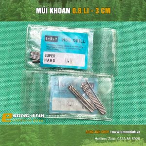 Alternative view of Mũi khoan 0.8 li 3 cm