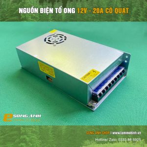 Nguồn điện tổ ong 12V - 20A