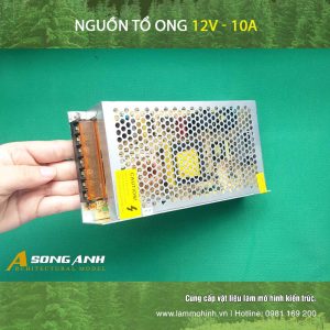Nguồn điện tổ ong 12V - 10A