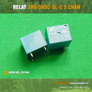 Relay SRD-5VDC-SL-C 5 chân | Hàng giảm giá mạnh