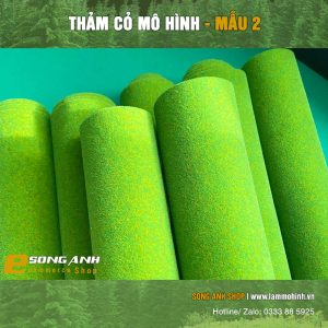Alternative view of Thảm cỏ mô hình cắt theo hình cho sa bàn