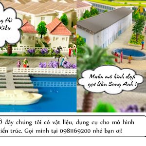 Alternative view of Cây liễu 8cm thân nhựa